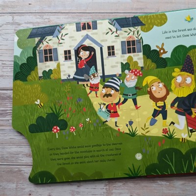 North Parade Publishing Snow White And The Seven Dwarfs Jumbo Sound Book – Listen Along Fairy Tale - Samara Hardy