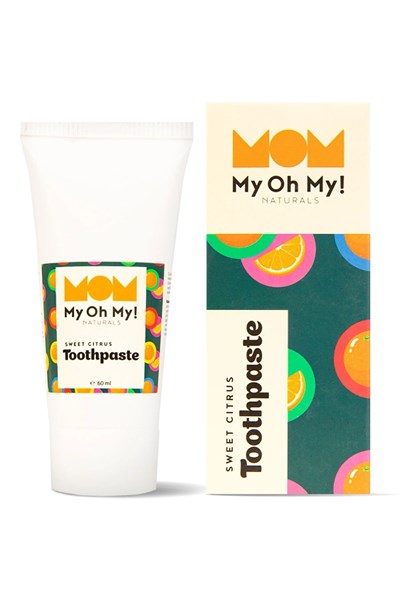 My Oh My Sweet Citrus Florürlü Organik Çocuk Diş Macunu Portakal Aromalı