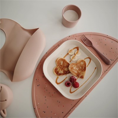 Mushie Dinnerware Cups For Kids Blush