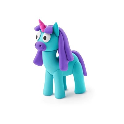 Hey Clay Hava ile Kuruyan Kil (6lı Kutu) - Rainbow Unicorns ( Lighty, Sunny, Rainy )