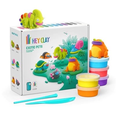 Hey Clay Yaratıcı Kil Seti - Exotic Pets