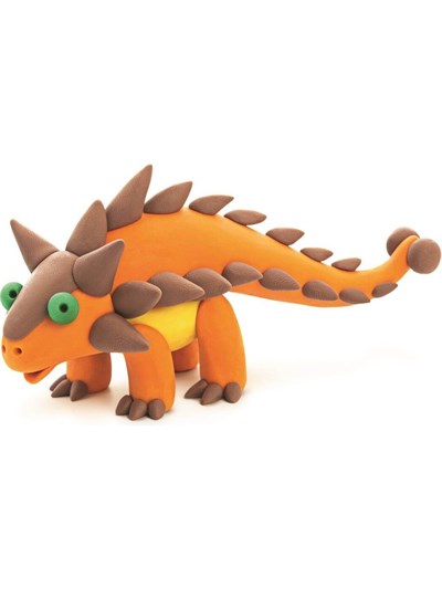 Hey Clay Hava ile Kuruyan Kil (6lı Kutu) - Mega Dinozorlar (Ankylosaurus, Parasaurolophus, Therizinosaurus)