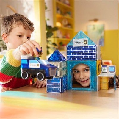MAGNA-TILES Police Station Manyetik Bloklar (35 Parça)