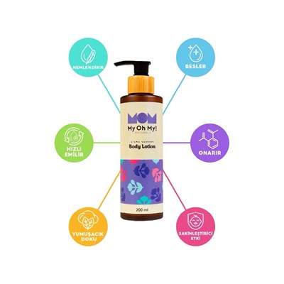 My Oh My Naturals Lilac Clouds Body Lotion | Doğal Çocuk Vücut Losyonu