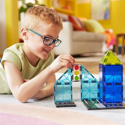 MAGNA-TILES Police Patrol Manyetik Bloklar (20 Parça)