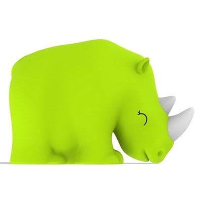 DHINK  Rhino Scott Silikon Yeşil Gece Lambası