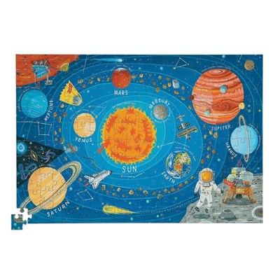 Crocodile Creek Space Puzzle Poster -  Uzay Yapboz (200 Parça)