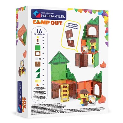 MAGNA-TILES  Camp Out Manyetik Bloklar (16 Parça)