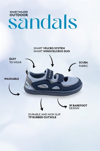 HOPFRÖG Smart Walker Outdoor Sandals Mavi Duo