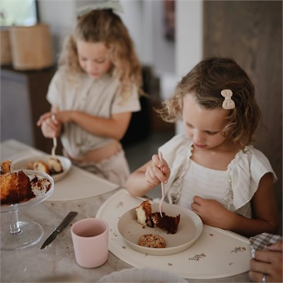 Mushie Dinnerware Cups For Kids Blush