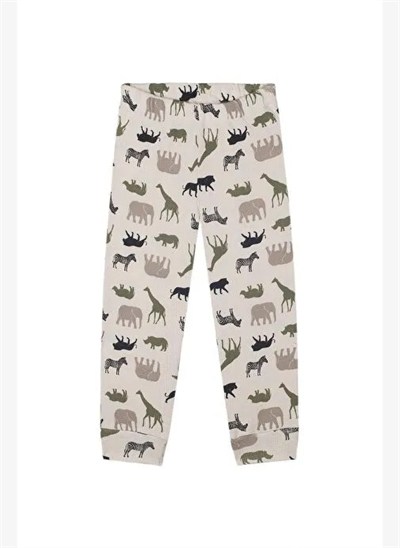 Antebies Safari Macerası Uzun Kollu Erkek Çocuk Pijama Takımı