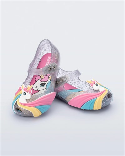 Mini Melissa Ultragirl Uni BB  Parıltılı Açık Pembe Kız Çocuk Babet 35917