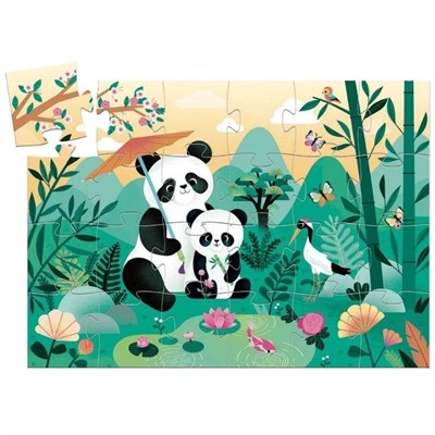 Djeco Dekoratif Puzzle 24 Parça - Leo The Panda