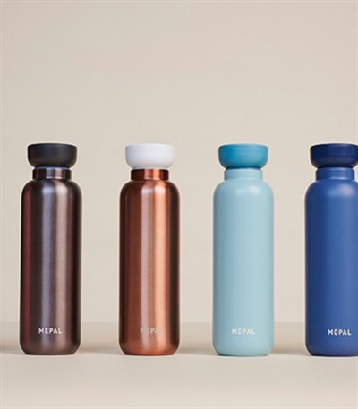 Mepal Insulated Bottle Ellipse Yalıtımlı Natural Brushed 500 ml