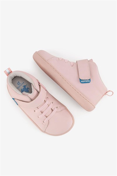 HOPFRÖG Smart Walker High Top Süper Mat Pembe Barefoot Çocuk Bot