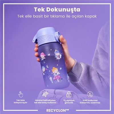 ION8  Çocuk  Suluk - Peri Kızı - 350 ml - Sızdırmaz