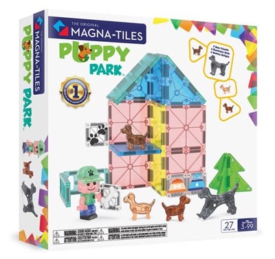 MAGNA-TILES Puppy Park Manyetik Blok Seti (27 Parça)