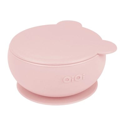 OiOi Vakumlu Kapaklı Kase Bowly Pinky Pink