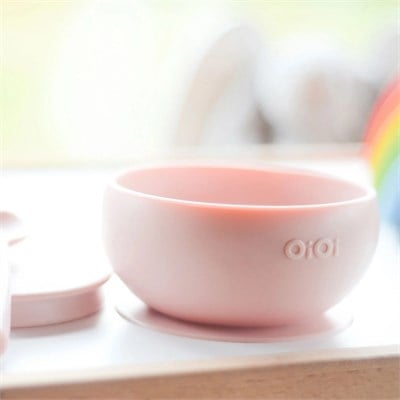 OiOi Vakumlu Kapaklı Kase Bowly Pinky Pink