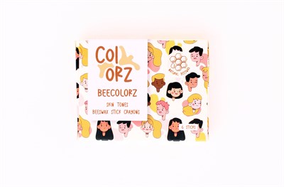 Colorz 6 Renk Sert Balmumu Ten Renkleri Kalem Pastel Boya Seti
