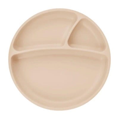 OiOi Vakumlu Mama Tabağı Porsiyon Bubble Beige