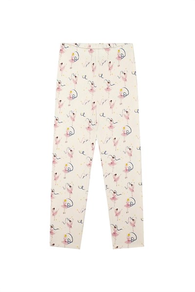 Antebies Bale Masalı Uzun Kollu Taytlı Kız Çocuk Pijama Takımı