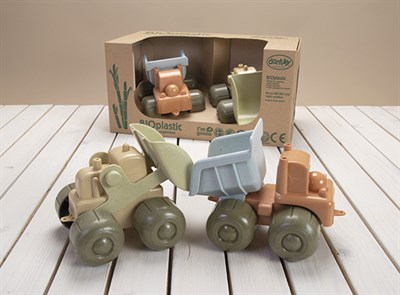 Dantoy Bioplastik Buldozer ve Kamyon Seti