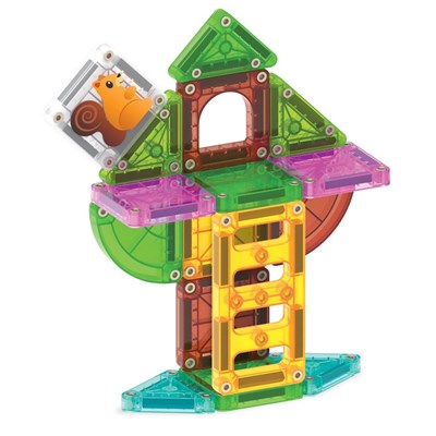 MAGNA-TILES  Travel Set  Ağaç Ev  (24 Parça)