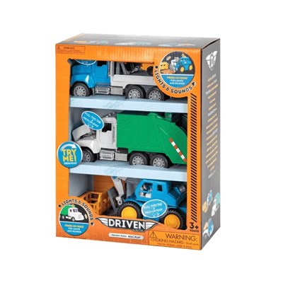 Driven 3lü Set - Çekici, Teleskopik Yükleyici, Çöp Kamyonu