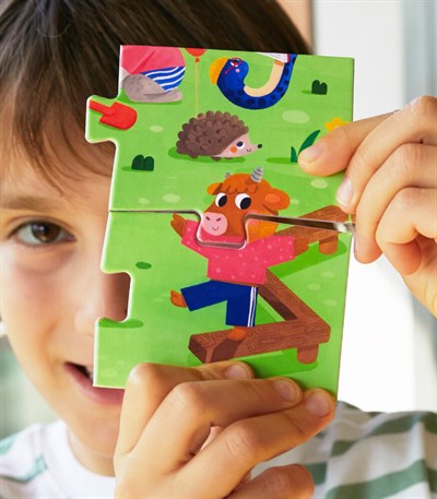 Moritoys My Self Care Routine : Çift Taraflı 8 + 2 Puzzle