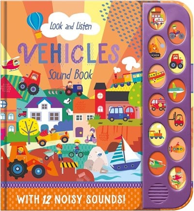 North Parade Publishing Vehicles İngilizce Sesli Kitap (12 Button)