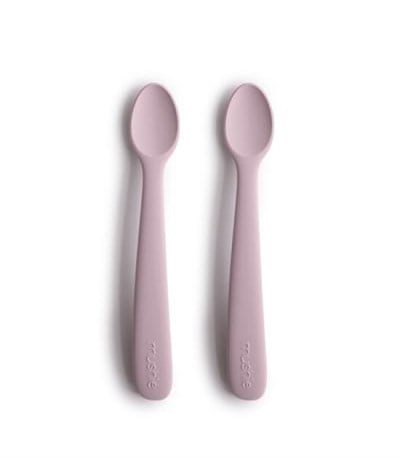 Mushie Slikon Besleme Kaşığı 2li Açık Lila