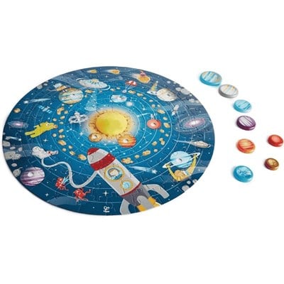Hape Puzzle Güneş Sistemi Yuvarlak Yapboz