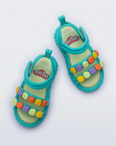 Mini Melissa Create + Play Doh BB Yeşil  Kız Çocuk Sandalet 35989