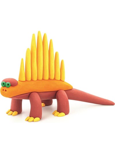 Hey Clay Hava ile Kuruyan Kil (6lı Kutu) - Mega Dinozorlar (Lagosuchus, Allosaurus, Dimetrodon)