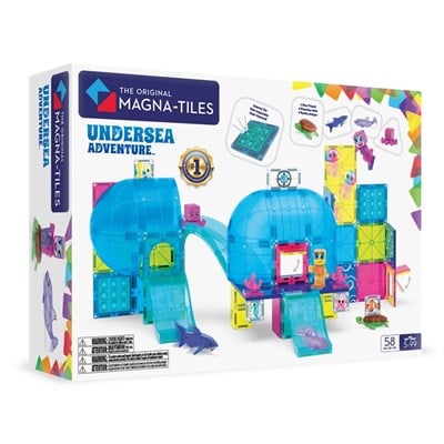 MAGNA-TILES Undersea Adventure Manyetik Bloklar(58 Parça)