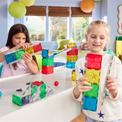 MAGNA-TILES Rail Racers Deluxe Manyetik Blok Seti (90 Parça)