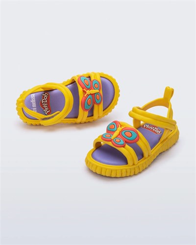 Mini Melissa Create + Play Doh BB Sarı  Kız Çocuk Sandalet 35989
