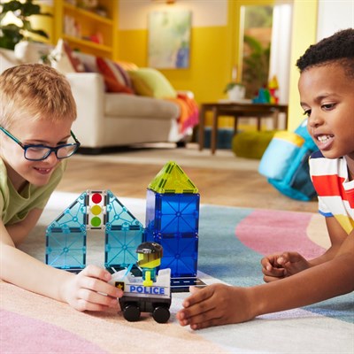MAGNA-TILES Police Patrol Manyetik Bloklar (20 Parça)