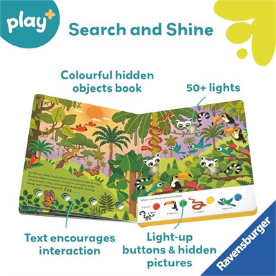 Ravensburger Play+ Search and Shine In The Jungle