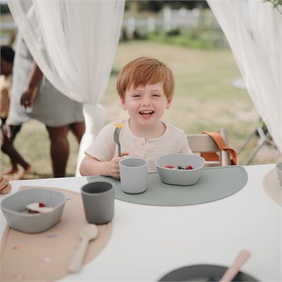 Mushie Dinnerware Cups For Kids Cloud