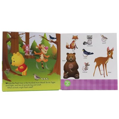 Pi Kids Disney Baby: Poohs Noisy Day İngilzice Sesli Kitap  (50 Sound)
