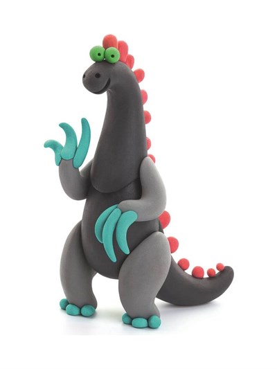 Hey Clay Hava ile Kuruyan Kil (6lı Kutu) - Mega Dinozorlar (Ankylosaurus, Parasaurolophus, Therizinosaurus)