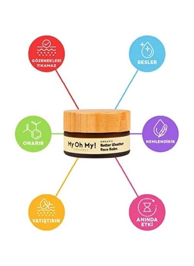 My Oh My  Naturals Organic Better Weather Face Balm | Organik Çocuk Yüz Kremi