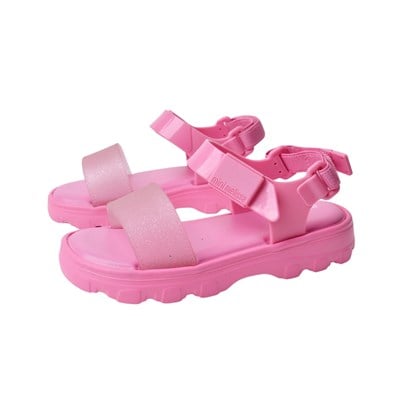 Mini Melissa Kick Off Sandal BB Simli Pembe  Kız Çocuk Sandalet 35935