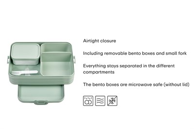 Mepal Bento Lunch Box Take A Break Large Vivid Blue Bölmeli Portatif Yemek Kabı 1500 ml