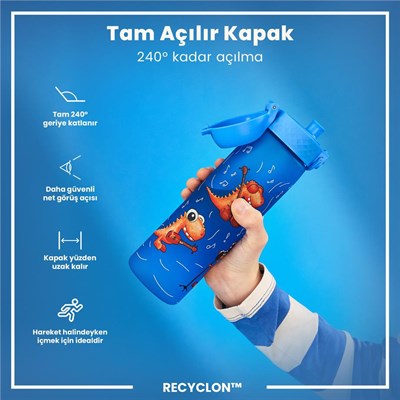 ION8 İnce Suluk - Şarkıcı Dino - 500 ml - Sızdırmaz