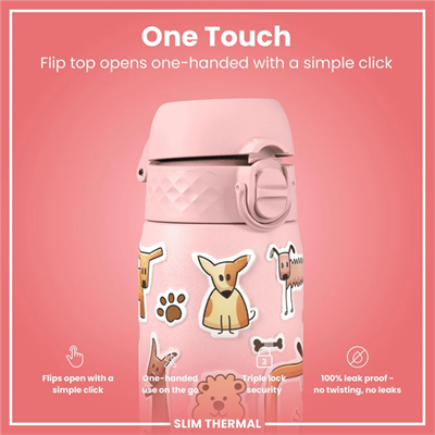 ION8 İnce Su Termosu Köpekler 500 Ml Sızdırmaz