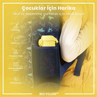 ION8  Çocuk  Suluk - Bebek Aslanlar - 350 ml - Sızdırmaz