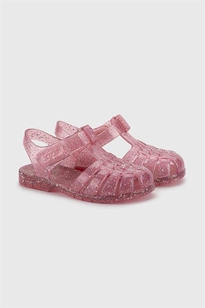 Igor Clasica Cristal S10329-387 Fucsia  Multi Glitter/  Parıltılı FUşya Çocuk Sandalet
